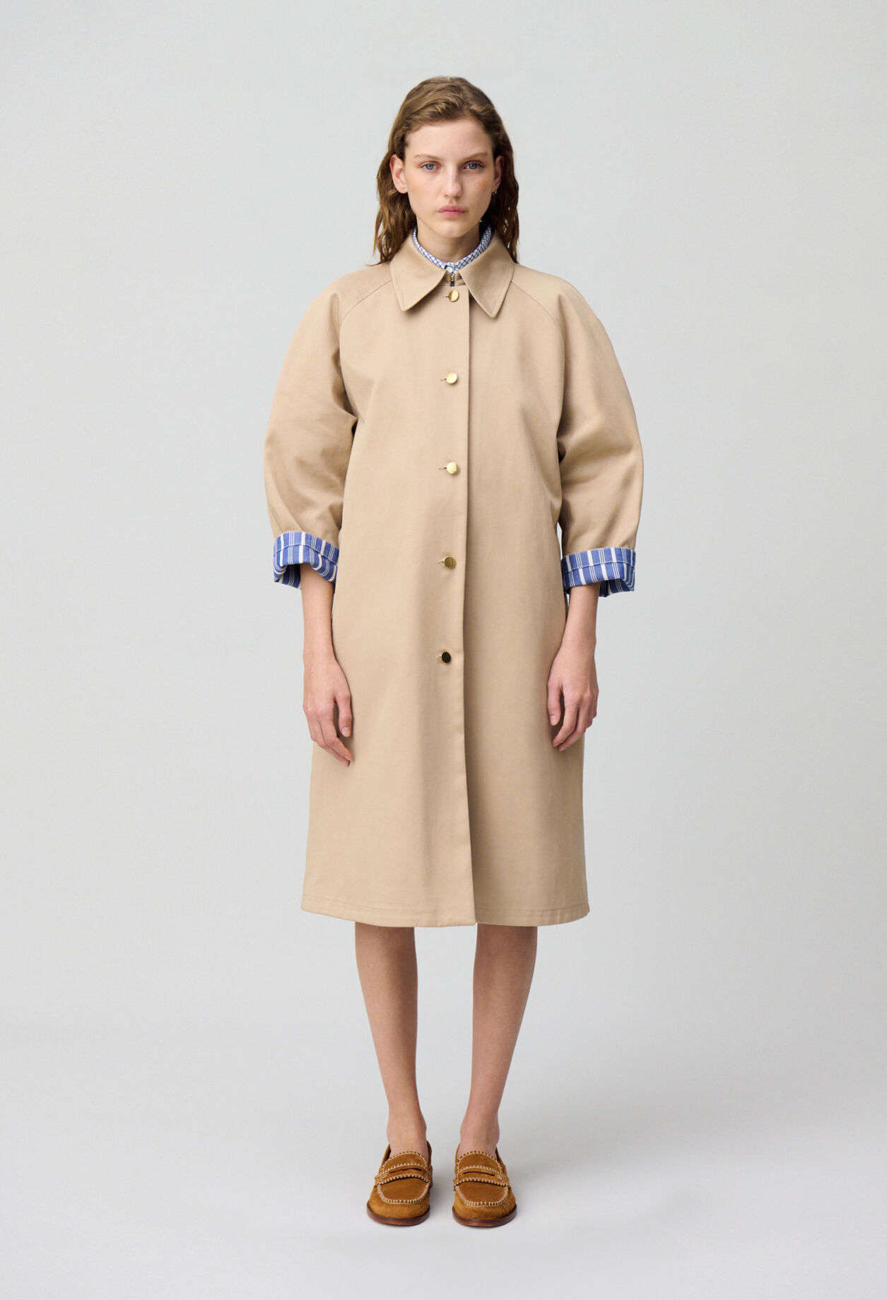Straight mid-length trench
