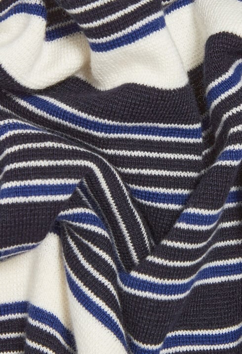 Two-tone knitted maxi dress