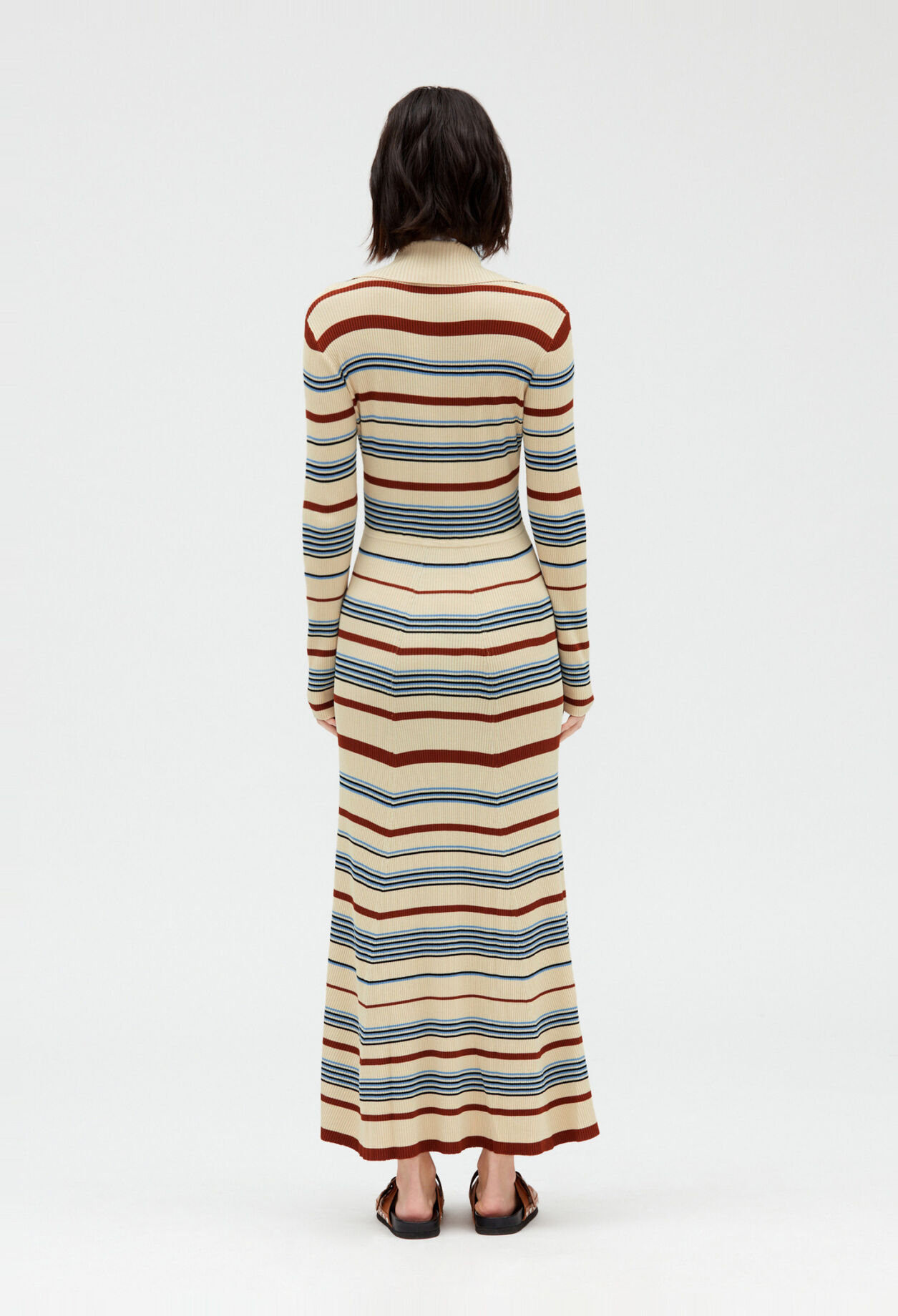 Button-up midi dress