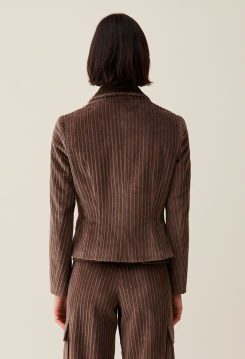 Velvet Fitted Jacket