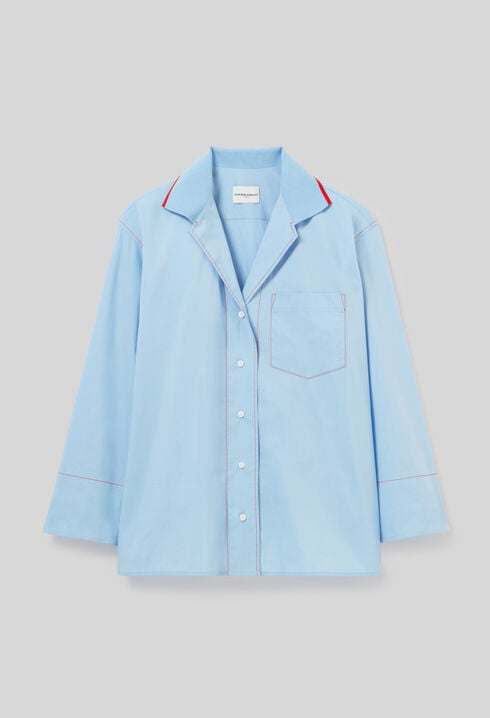 Oversized contrast shirt