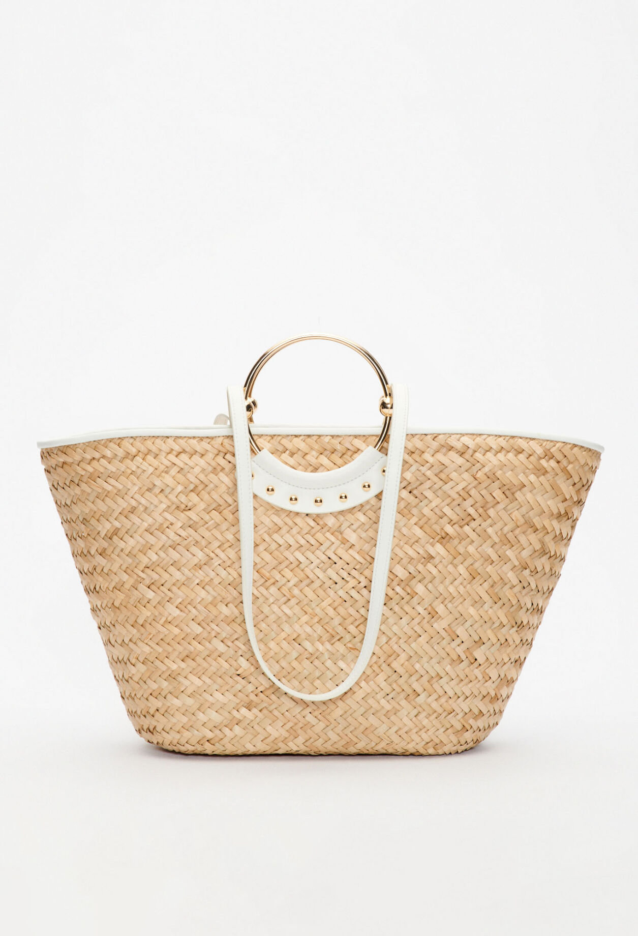 Large straw basket