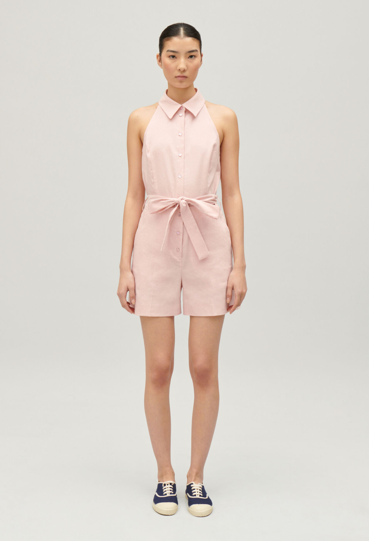 Belted playsuit