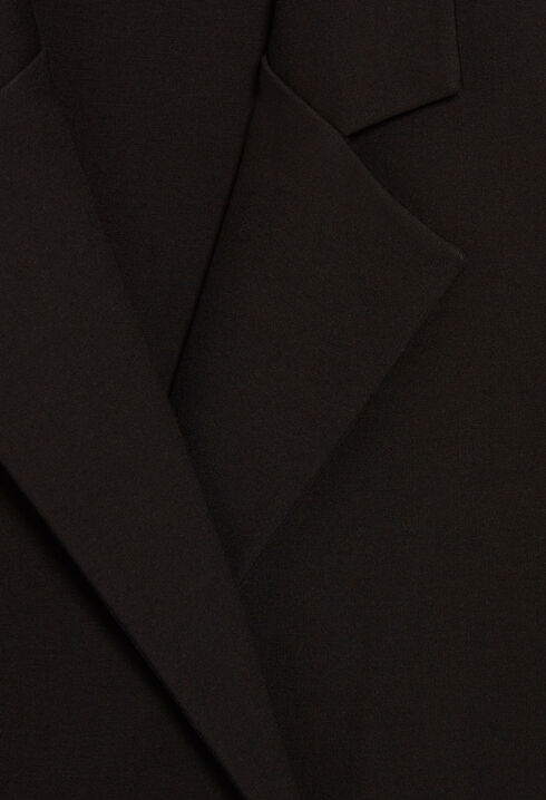 Black oversized suit jacket