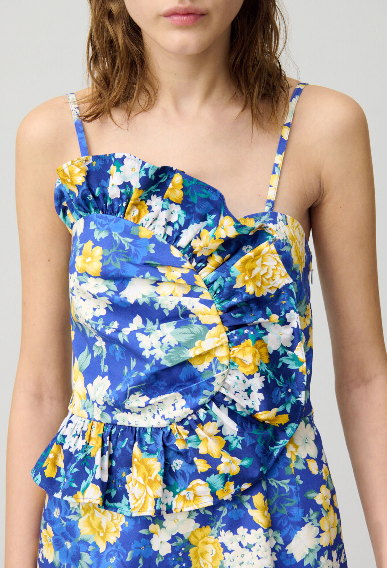 Frilled Short Dress