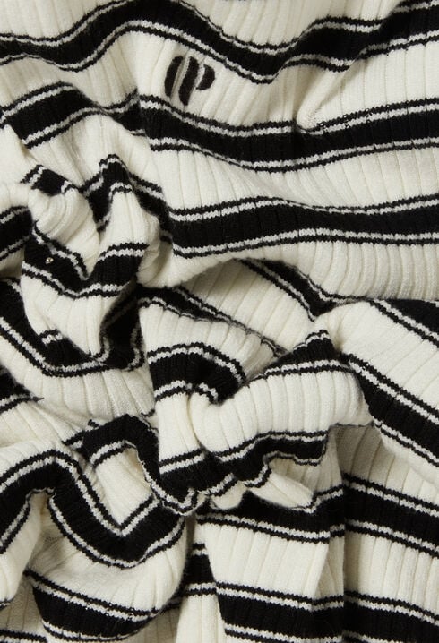 Fine-Knit Breton Stripe Top