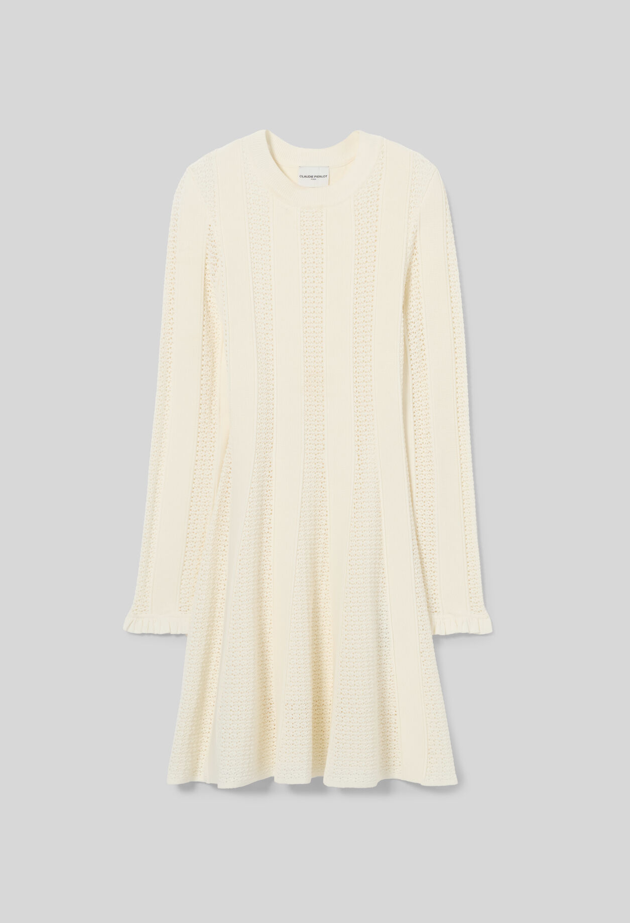 Short knitted skater dress
