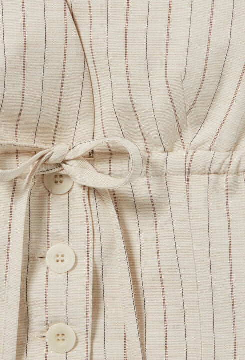 Striped blazer top