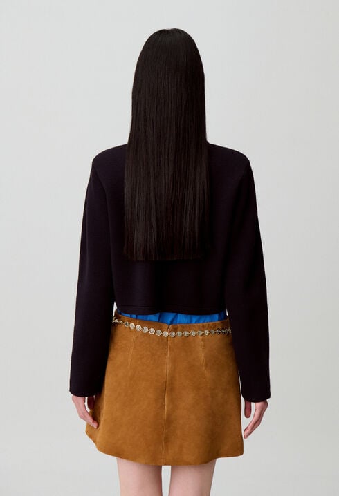 Collared cardigan