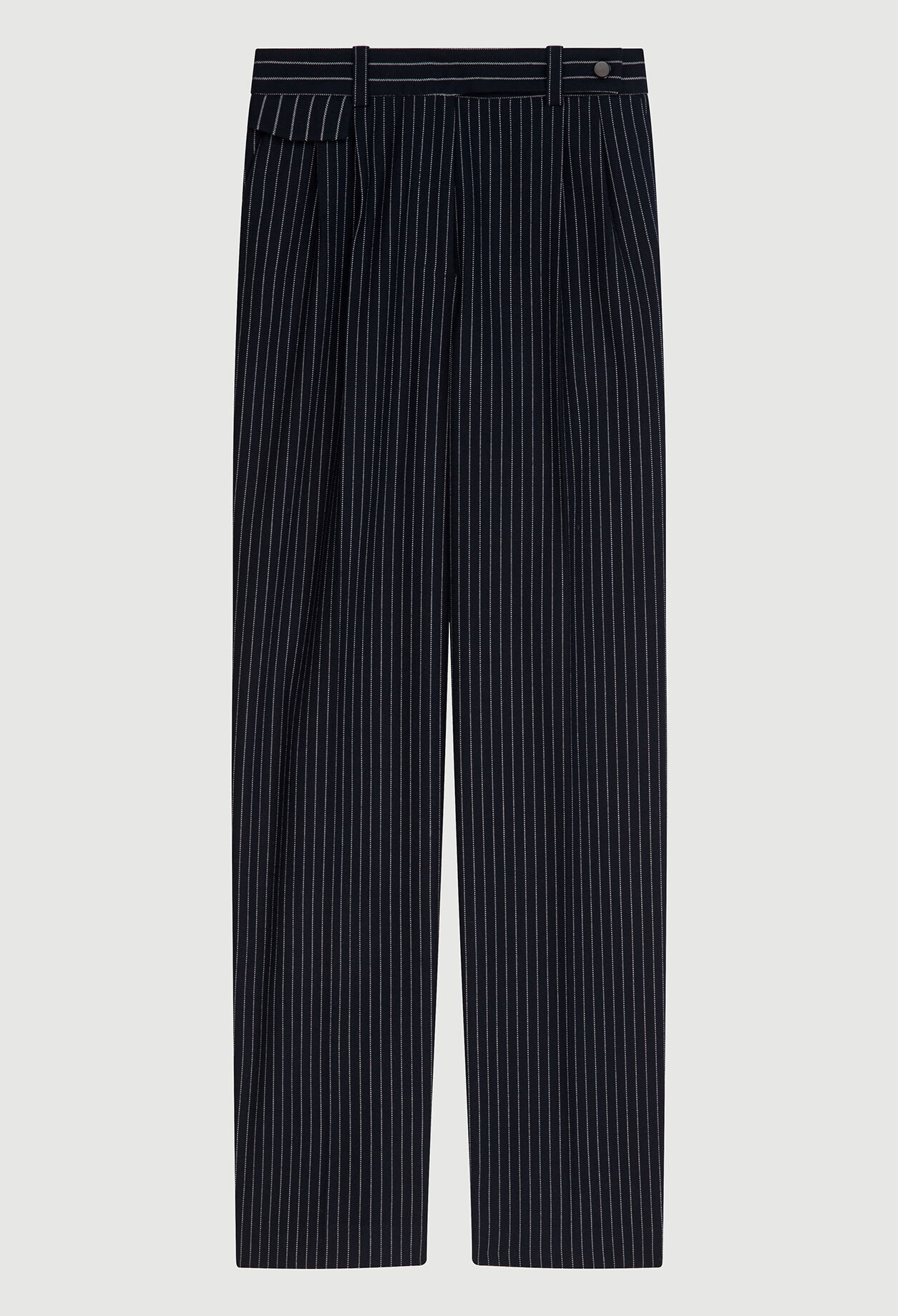 Striped suit trousers