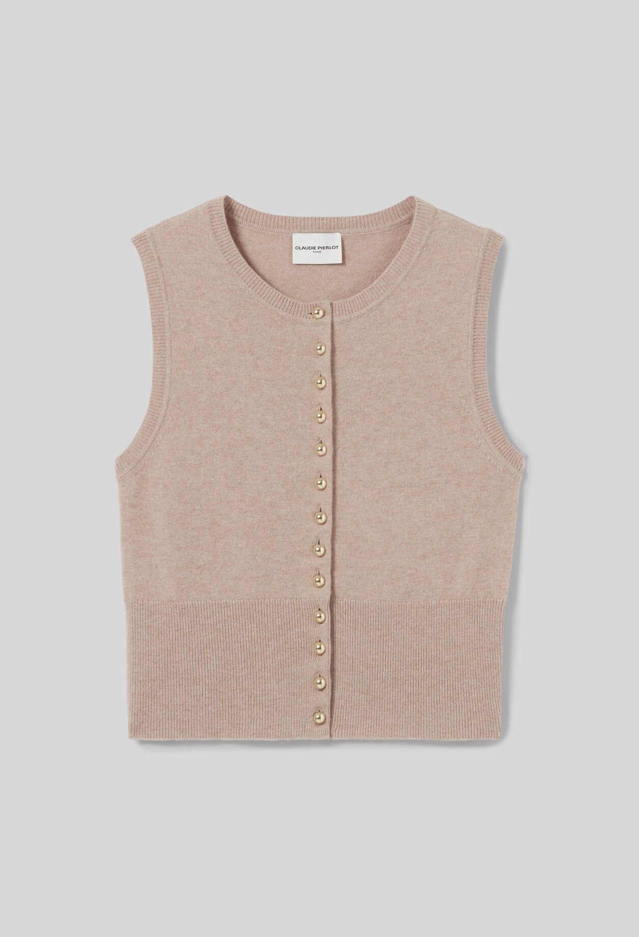 Button-Up Knitted Top