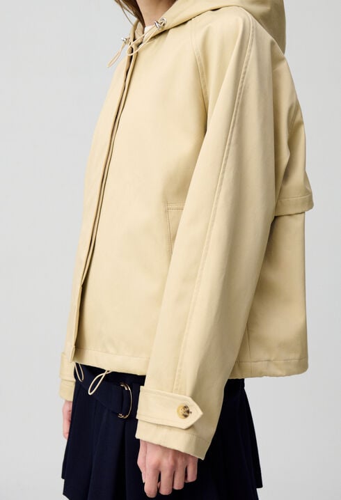 Lightweight hooded parka