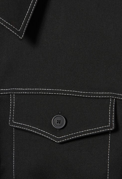 Fitted peplum jacket