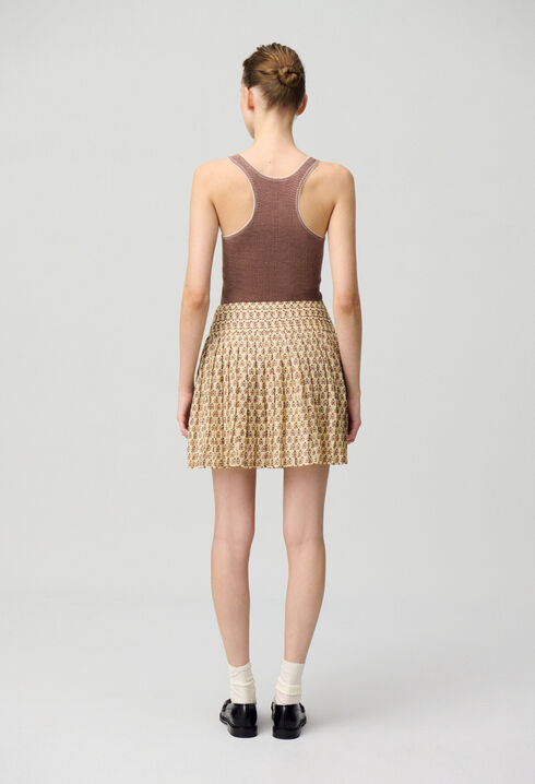 Short Printed Skirt