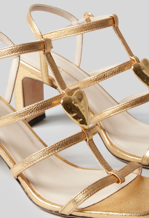 Leather Heeled Sandals