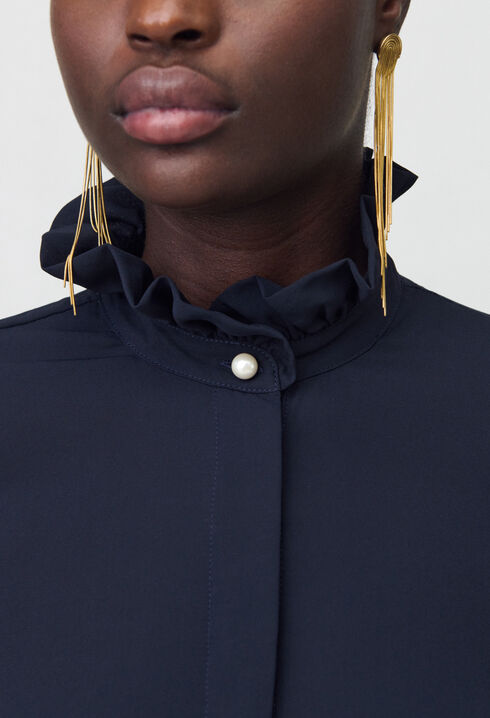Victorian collar blouse