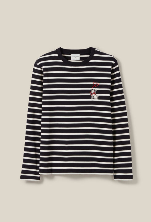 Sailor T-shirt Jean Toto embroidery
