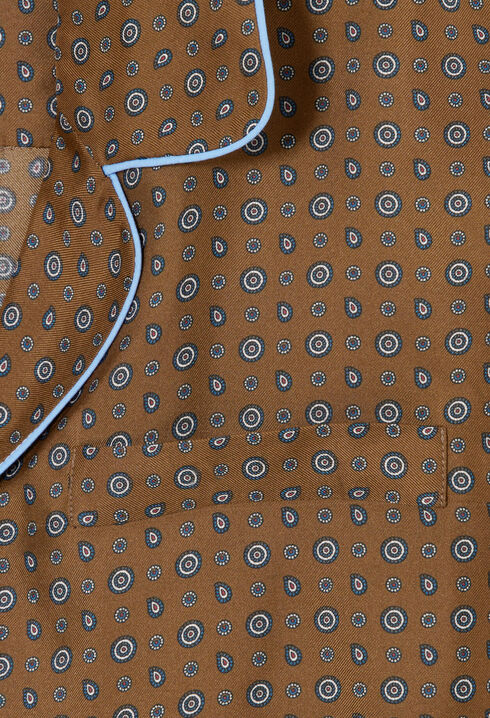 Printed silk shirt