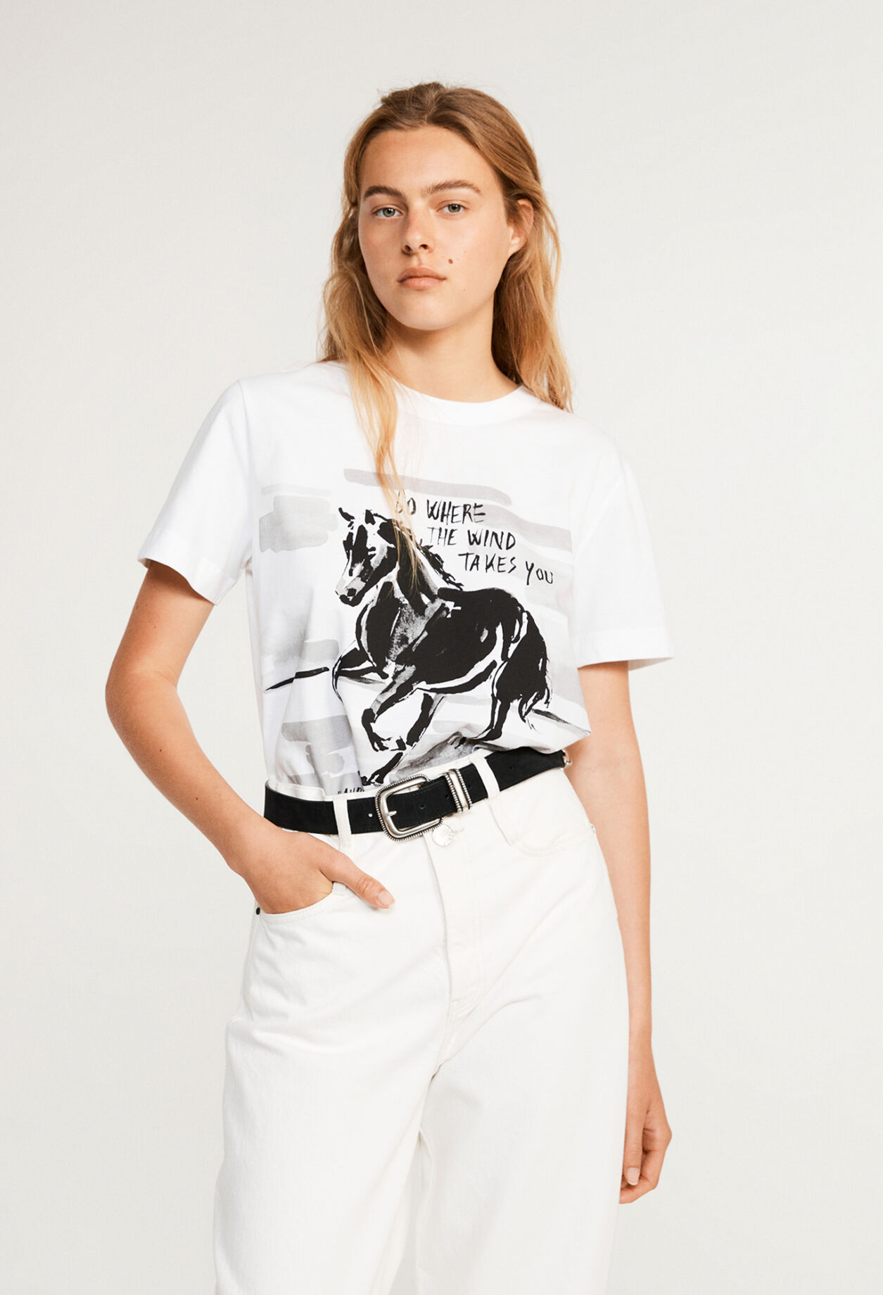 Organic cotton printed T-shirt