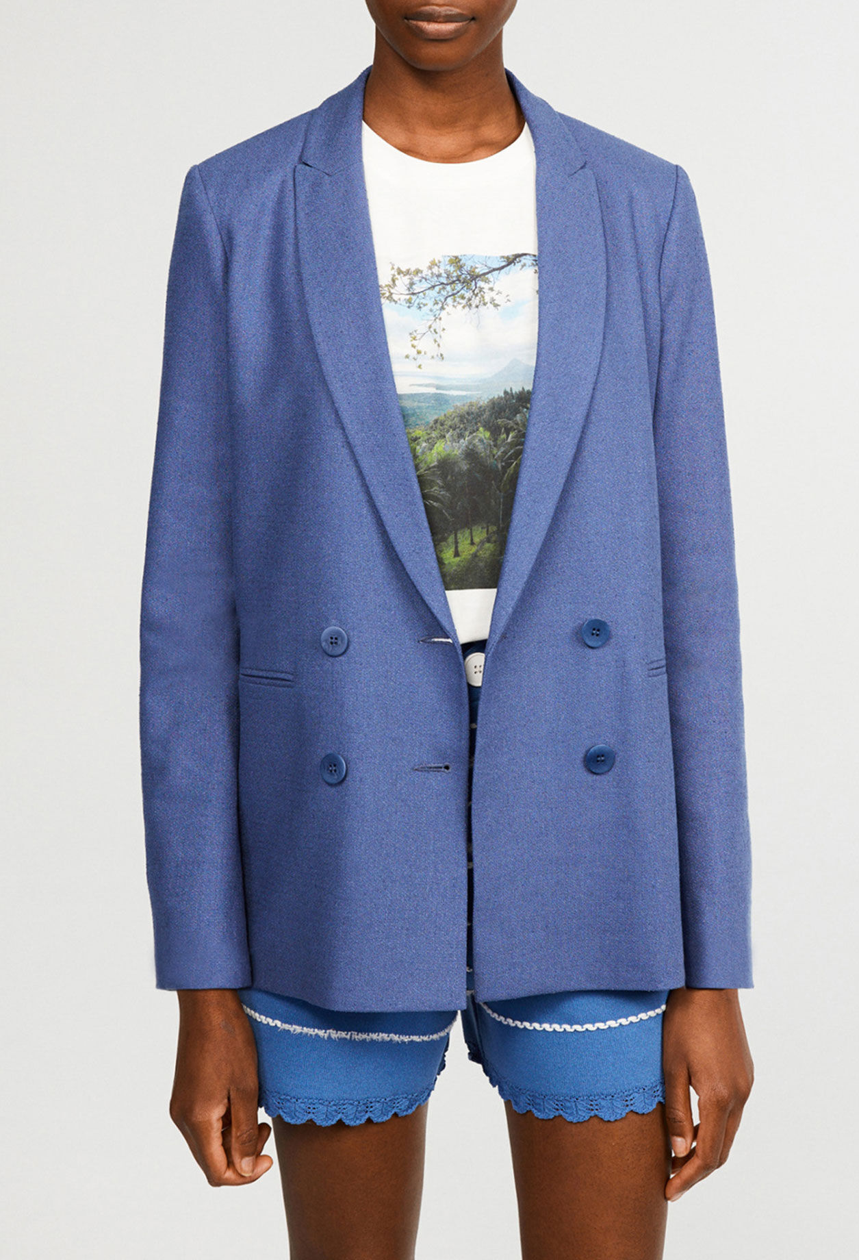 Double breasted blazer