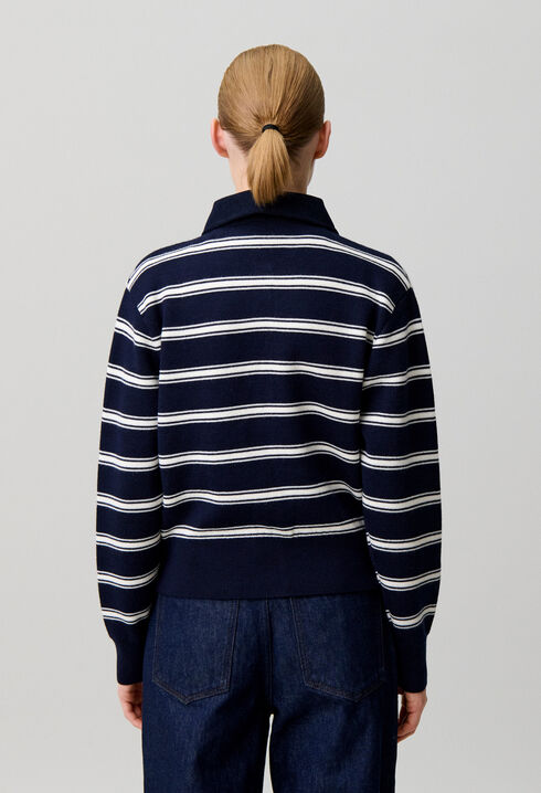 Striped cardigan