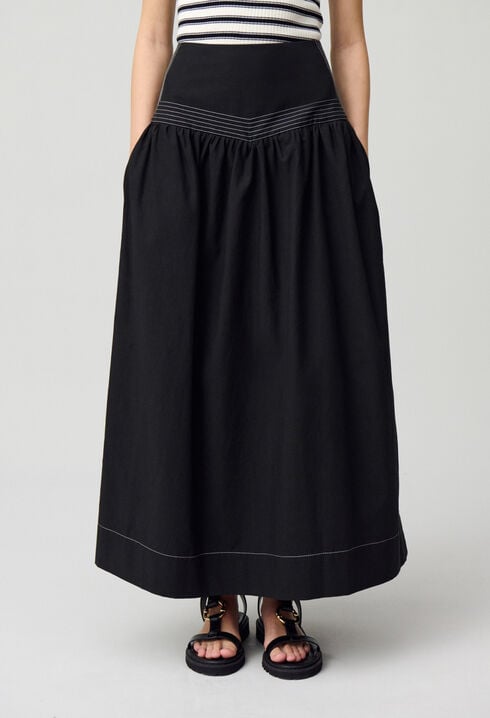 Long Basque Skirt