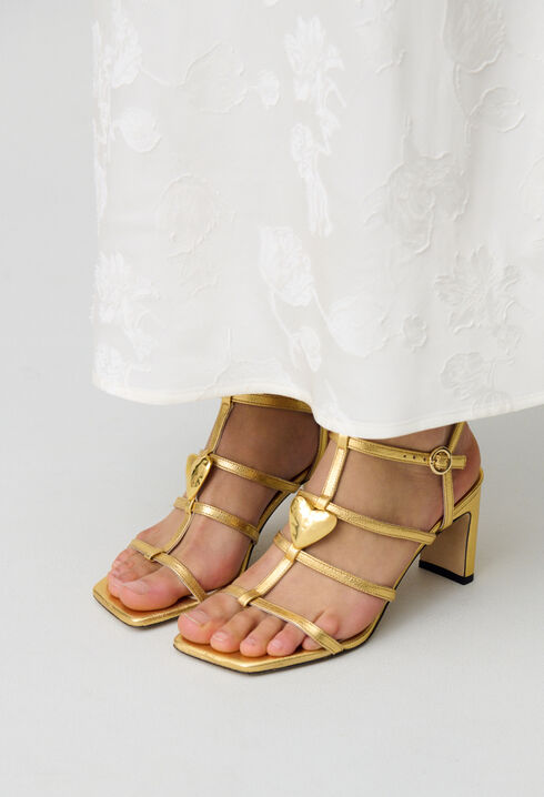 Leather Heeled Sandals