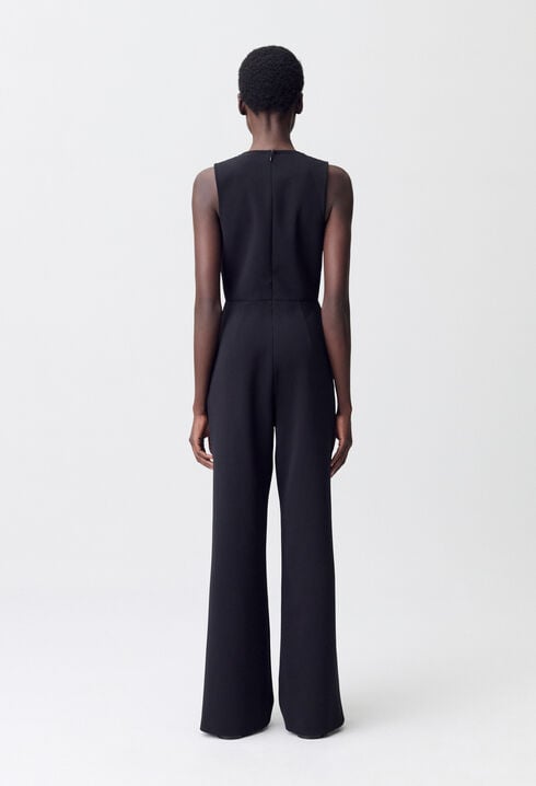 Sleeveless Long Jumpsuit
