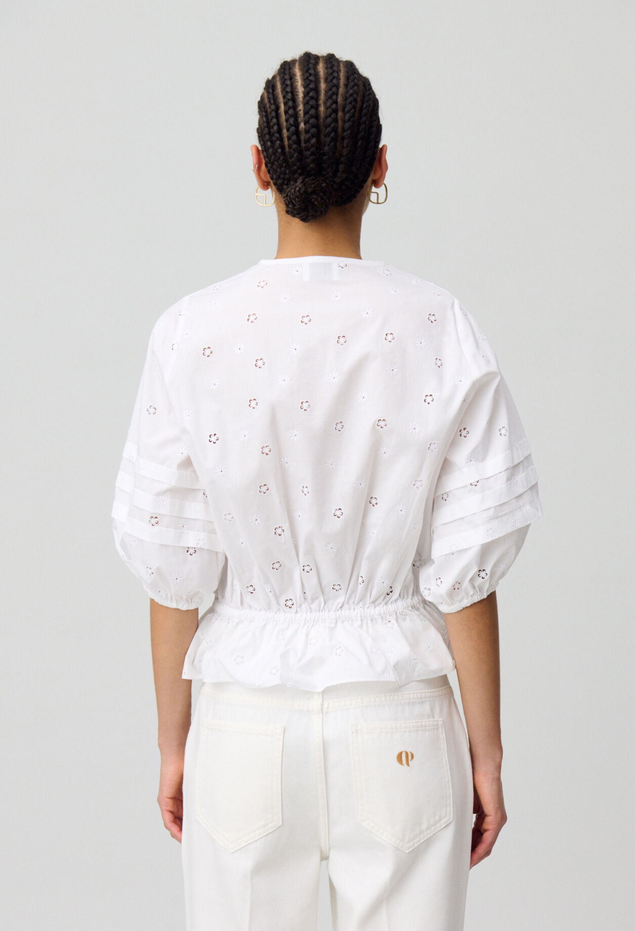 Embroidered Stretch Shirt