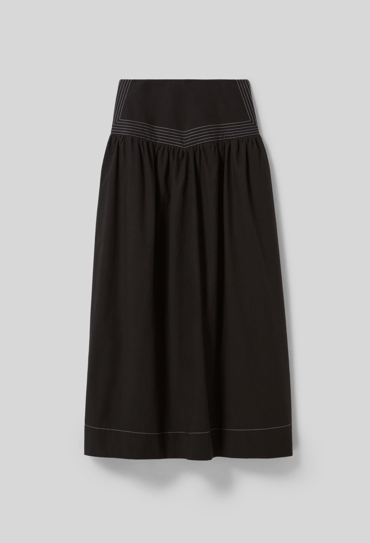Long Basque Skirt