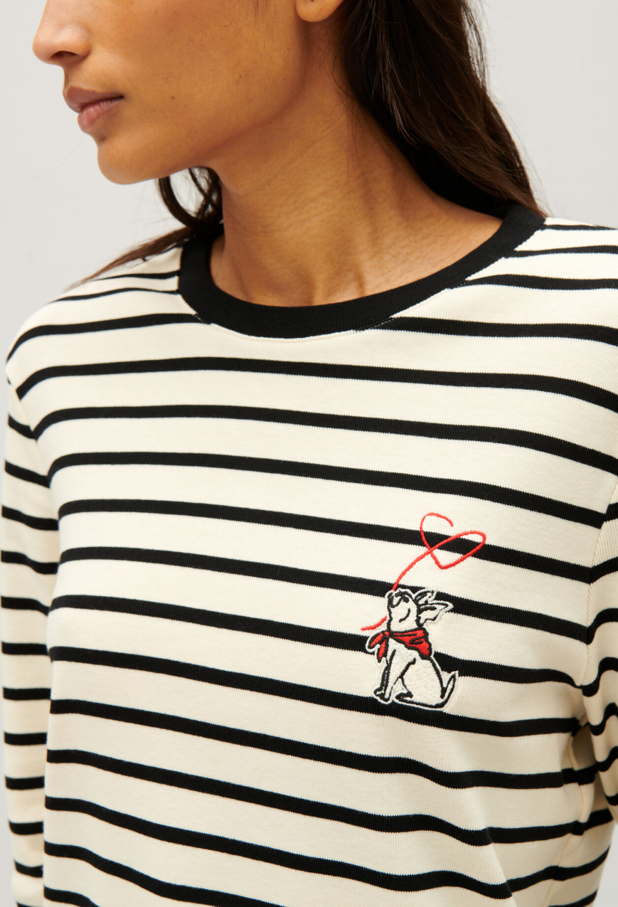 Two-tone Jean Toto Breton T-shirt