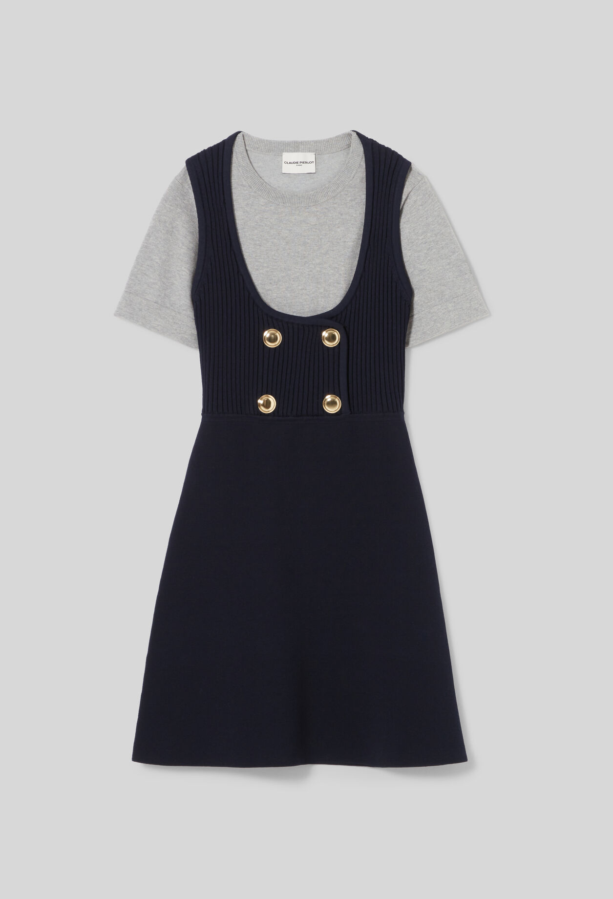 Short Knit T-Shirt Dress