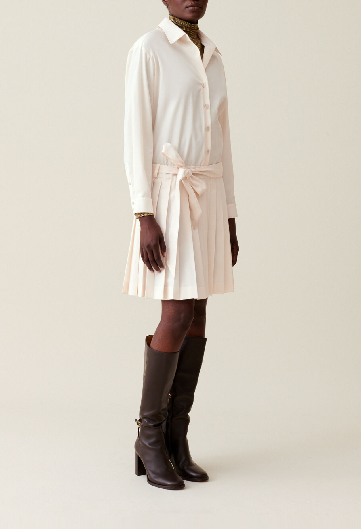 Belted Shirt Dress