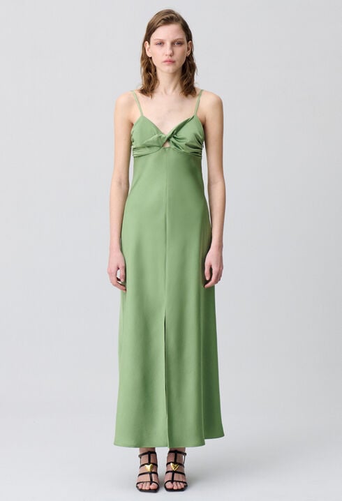 Satin Maxi Dress