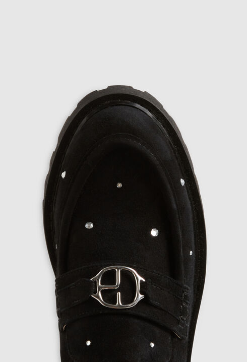 Suede loafers