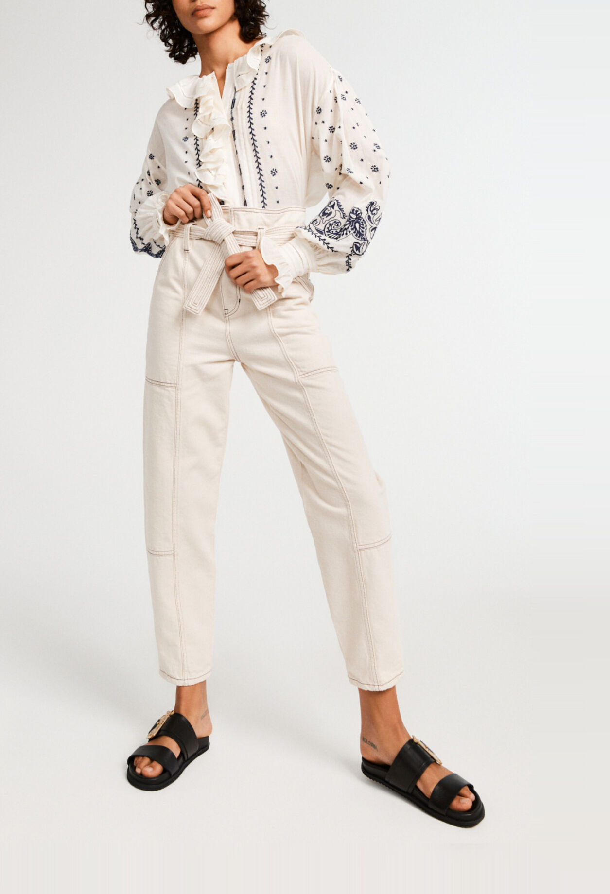 High-rise jeans