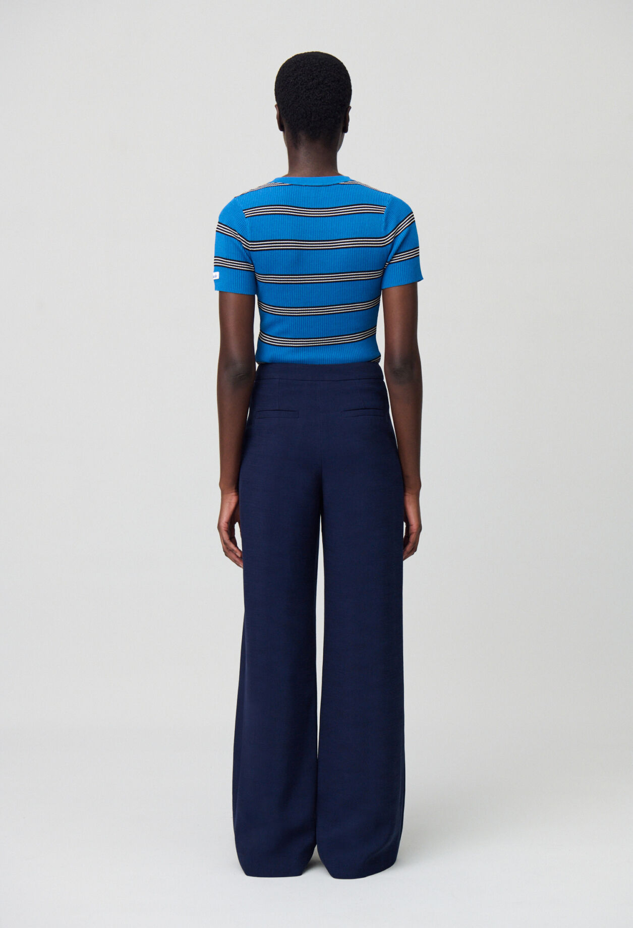 Straight-Leg Sailor Trousers