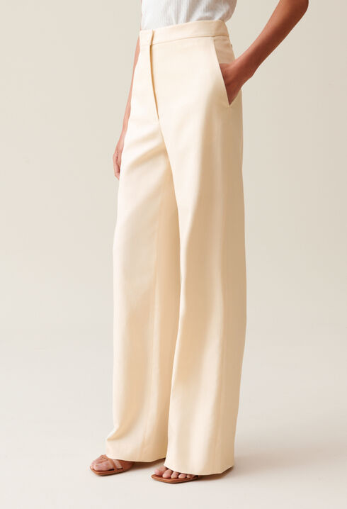 Ivory Tailored Trousers