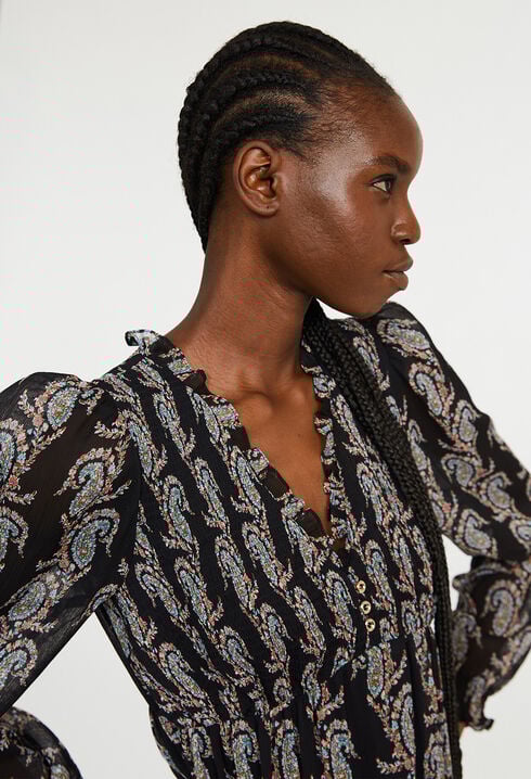 Robe courte imprimée