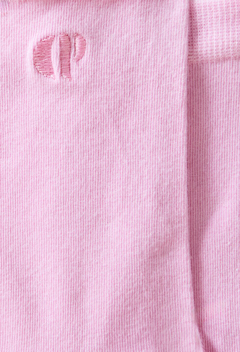 Sock with CP monogram embroidery