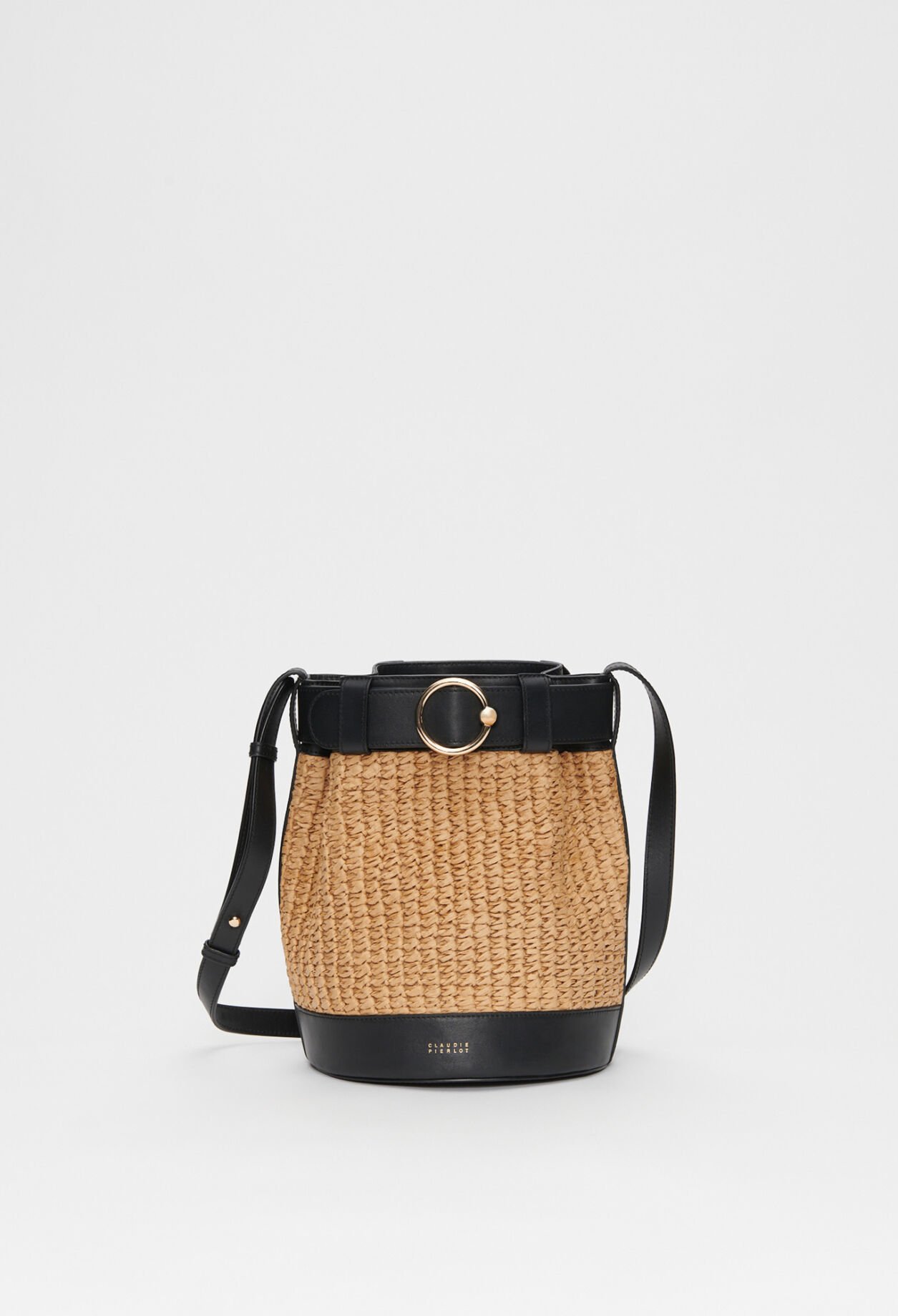 Eco-friendly leather bucket bag