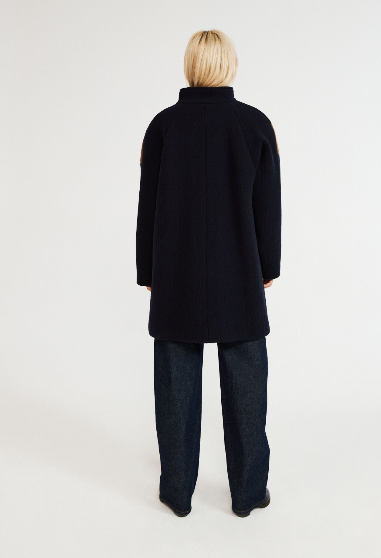 Mid-length wool coat