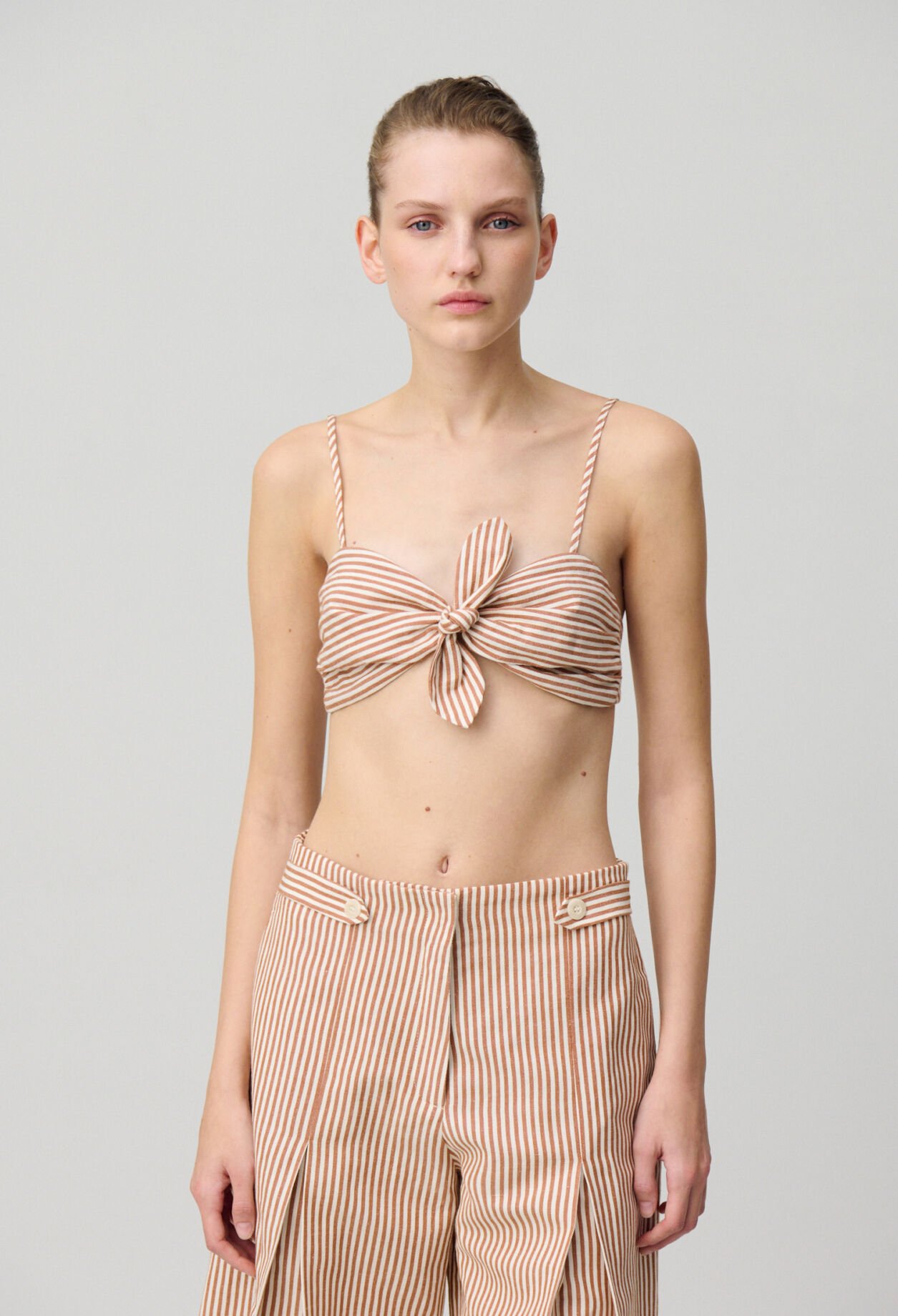 Striped Bandeau Top