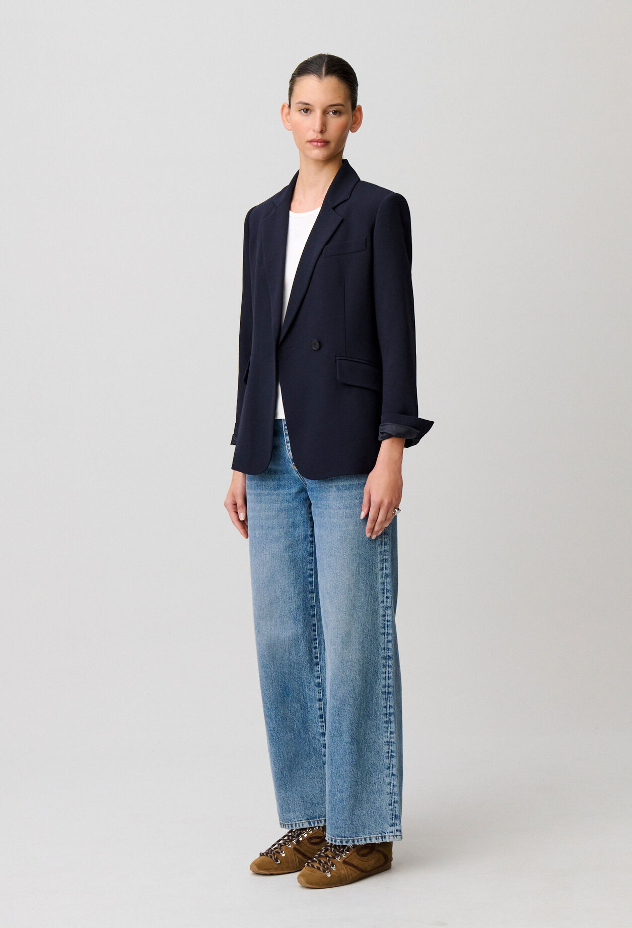 Double-breasted tailored jacket
