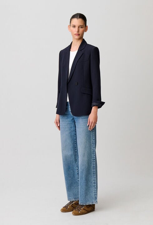 Double-breasted tailored jacket