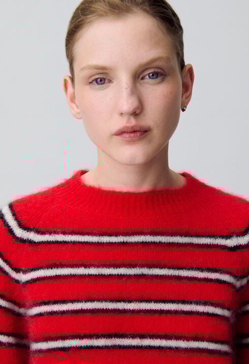 Jumper with Wide Stripes
