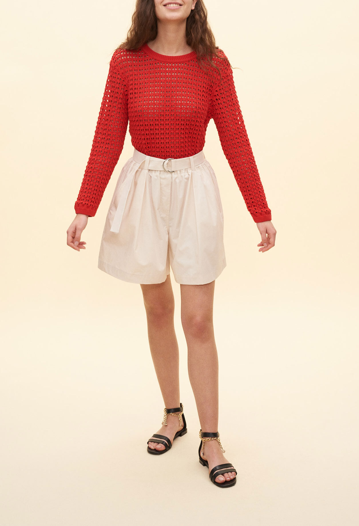 Belt waist Bermuda shorts for women Claudie Pierlot