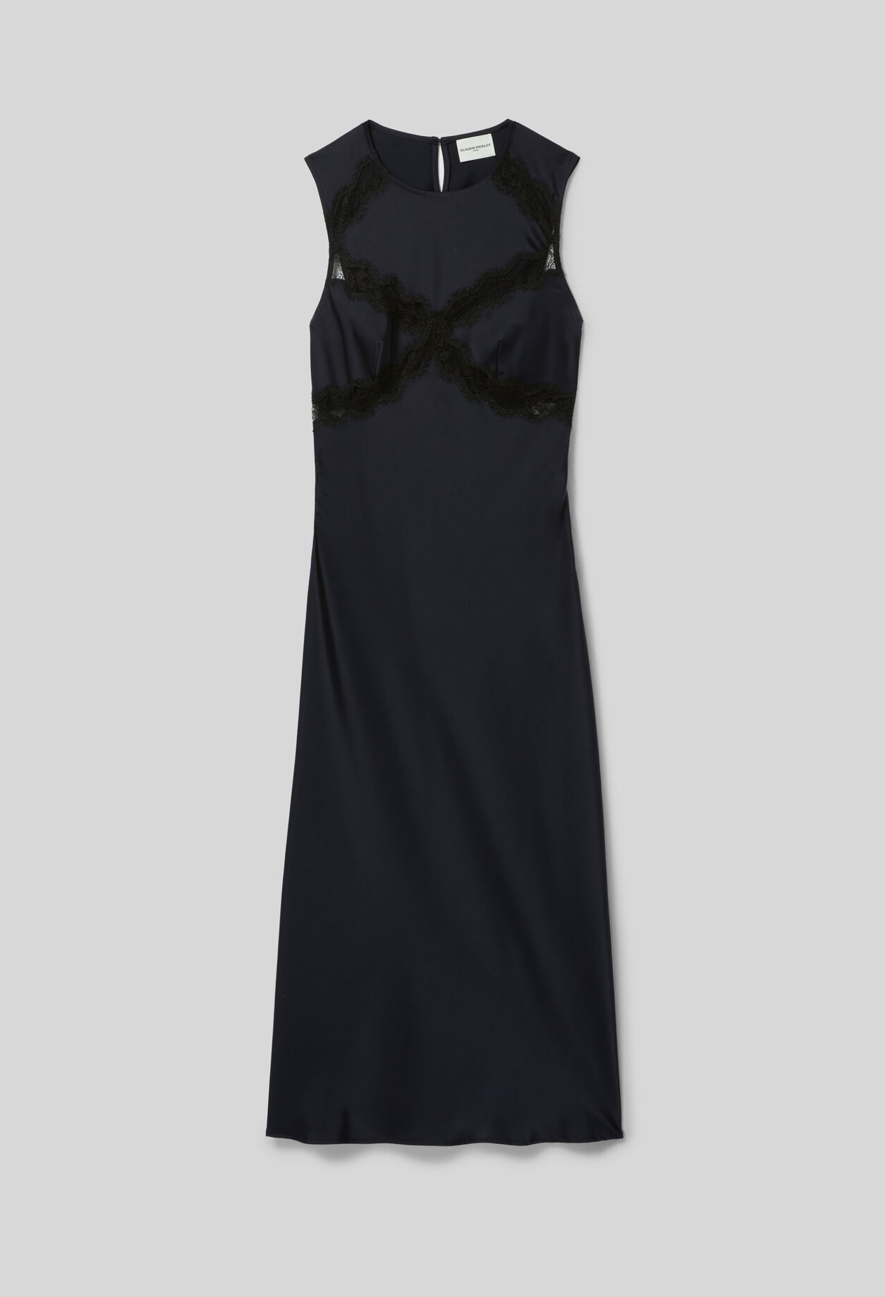 Robe longue avec dentelle