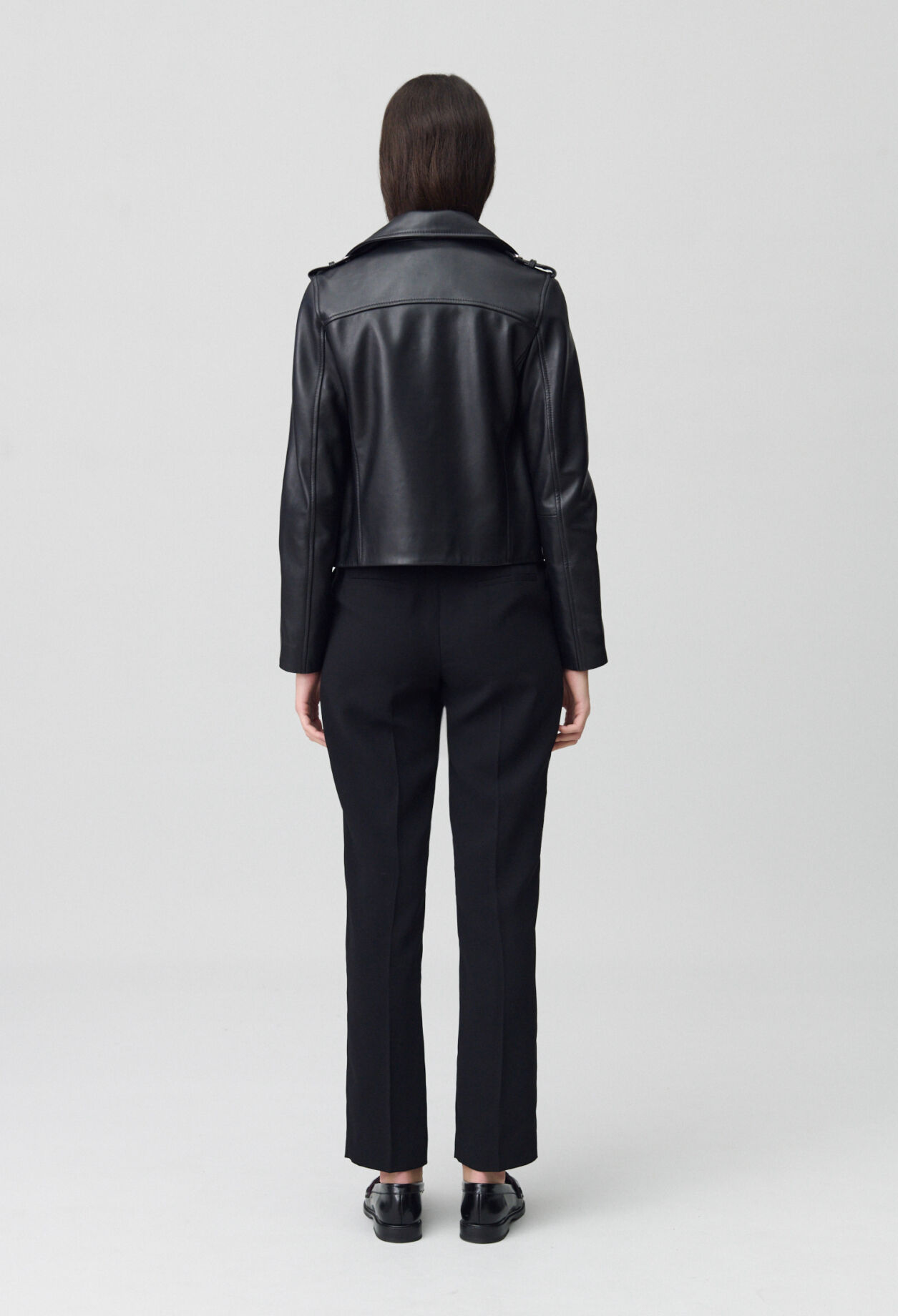 Smooth leather jacket 