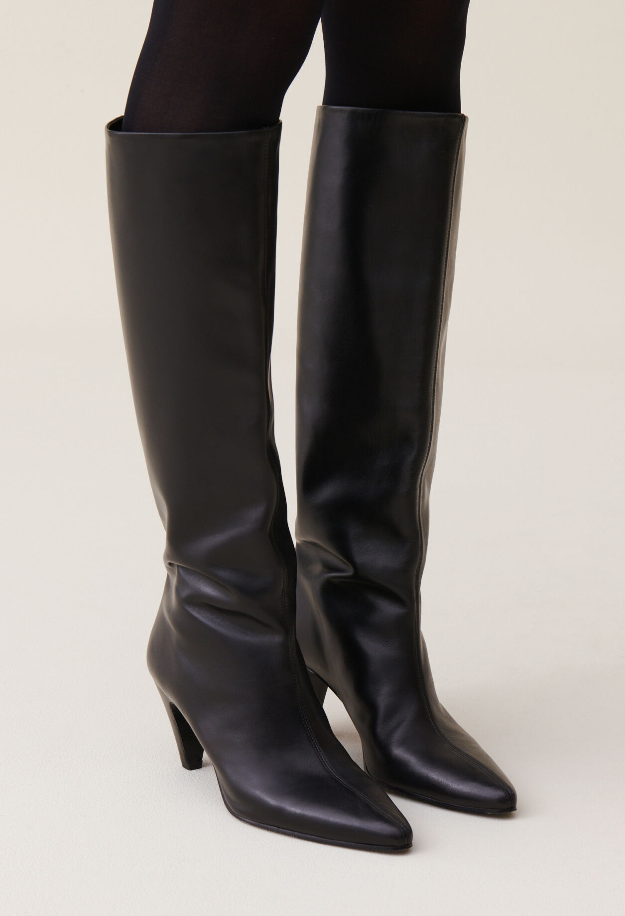 High heel knee high boots uk deals
